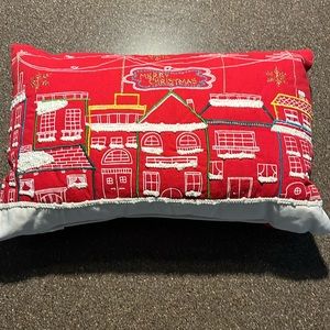 Christmas Lumbar Pillow, Skyline Christmas